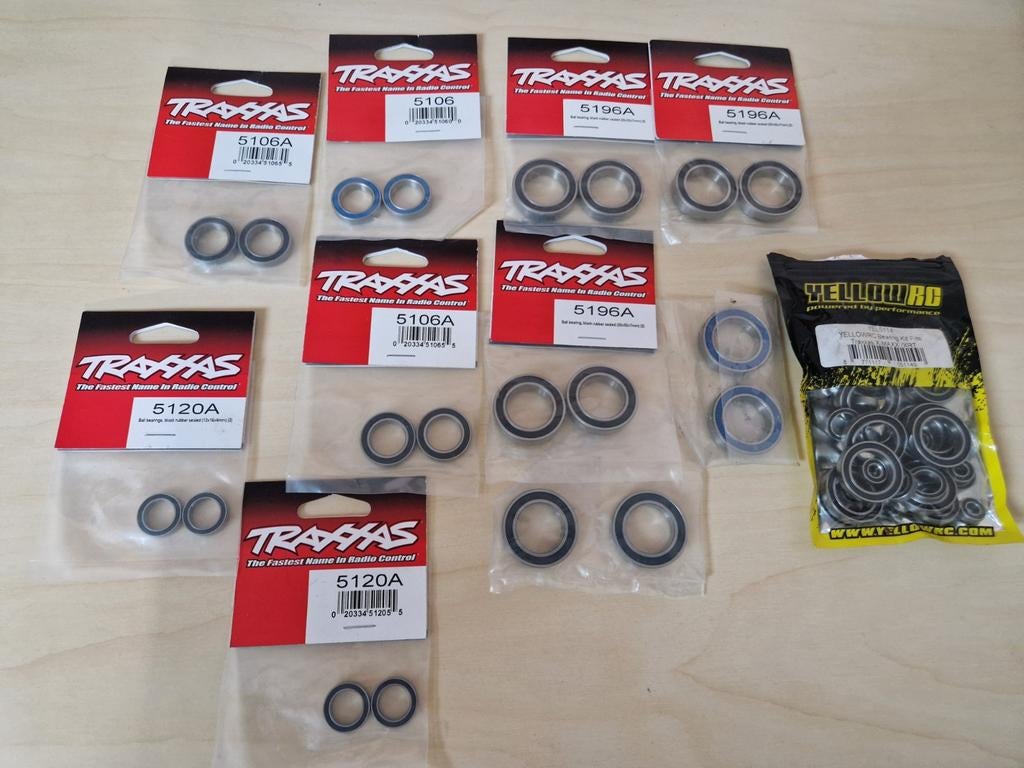 Partij traxxas xmaxx en xrt lagers ( nieuwprijs 150€), Ophalen of Verzenden, Nieuw