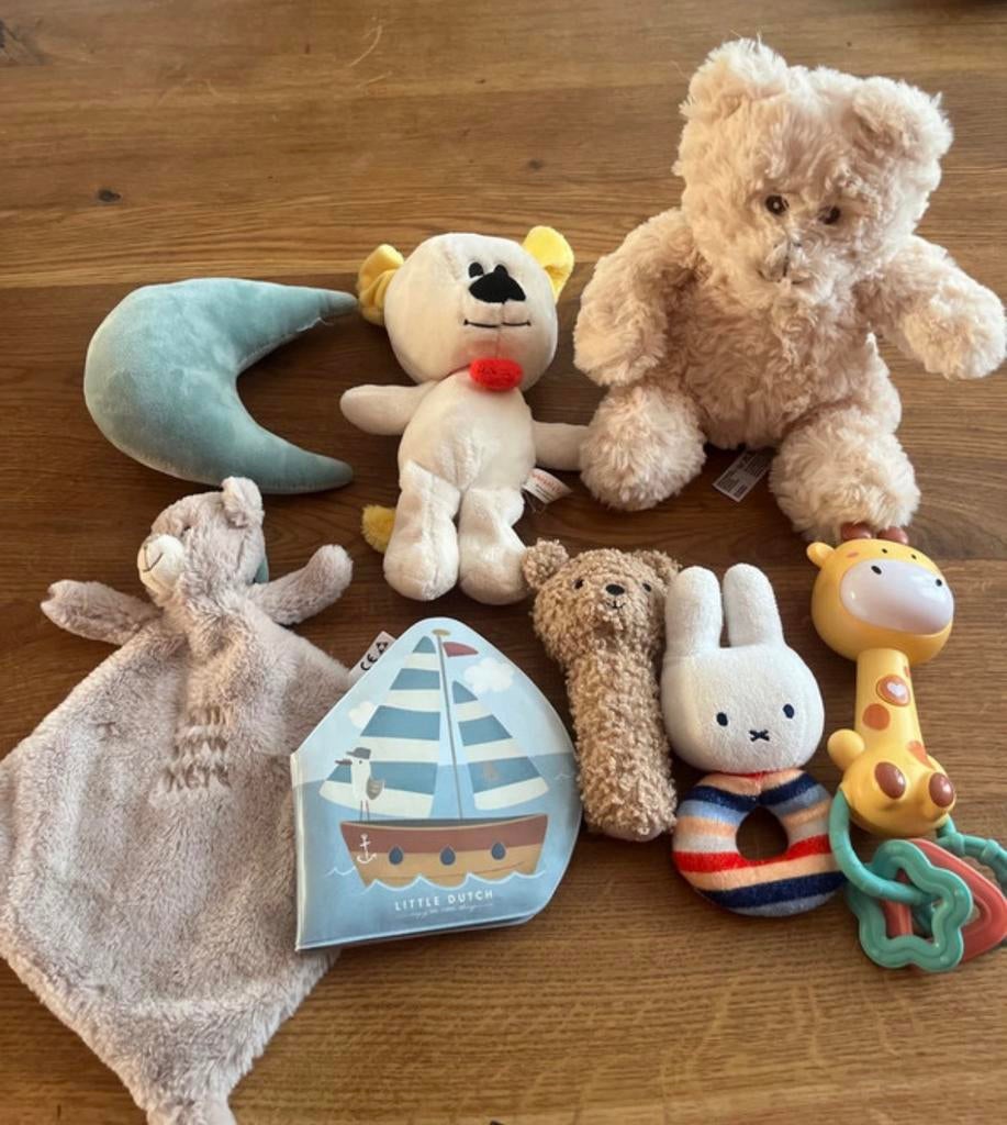 Baby, kinderspeelgoed, knuffels 8 stuks, Ophalen of Verzenden, Hond