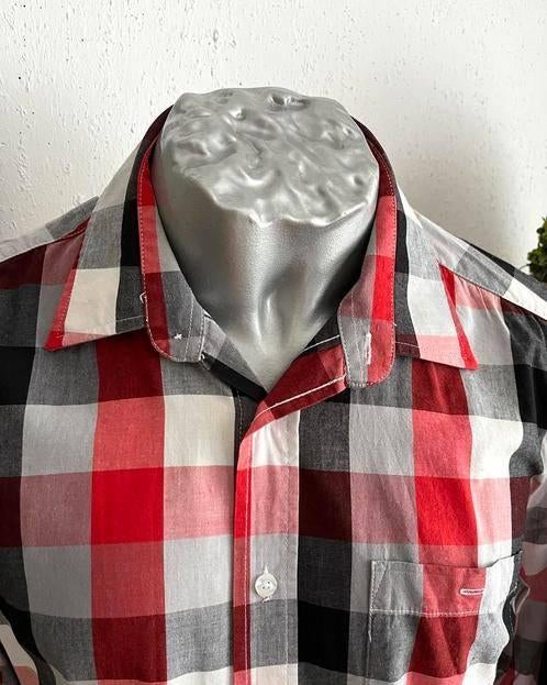 Remember overhemd maat L, Ophalen of Verzenden, Zo goed als nieuw, Rood, Halswijdte 41/42 (L)