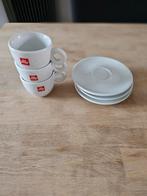 7 capicino, 3 normaal, 5 espresso illy, Ophalen of Verzenden, Glas, Overige stijlen, Kop(pen) en/of Schotel(s)