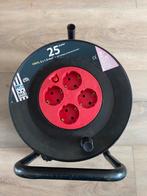 Elektra haspel verlengsnoer met overbelasting beveiliging, Muziek en Instrumenten, Ophalen of Verzenden, Zo goed als nieuw, Apparatuur