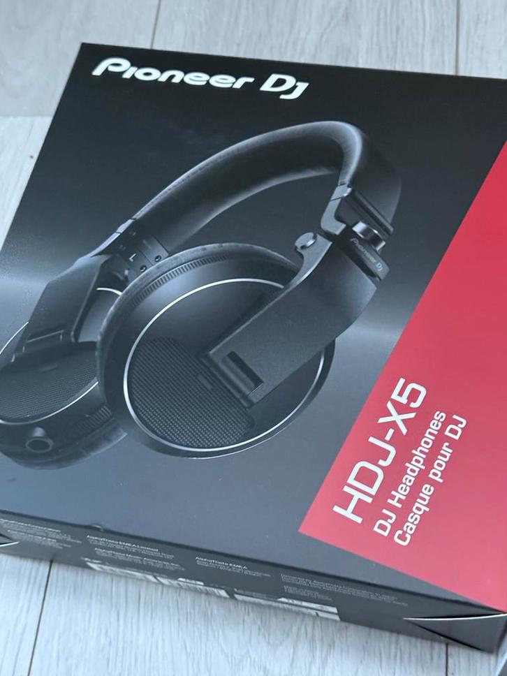 Pioneer DJ HDJ-X5 DJ Hoofdtelefoon - Zo goed als nieuw, Audio, Tv en Foto, Koptelefoons, Zo goed als nieuw, Over oor (circumaural)