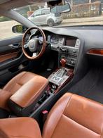 LAAG KM Audi A6 3.2 FSI 188KW Quattro Tiptr. 2004 Zwart, Automaat, Parkeersensor, 1655 kg, Zwart