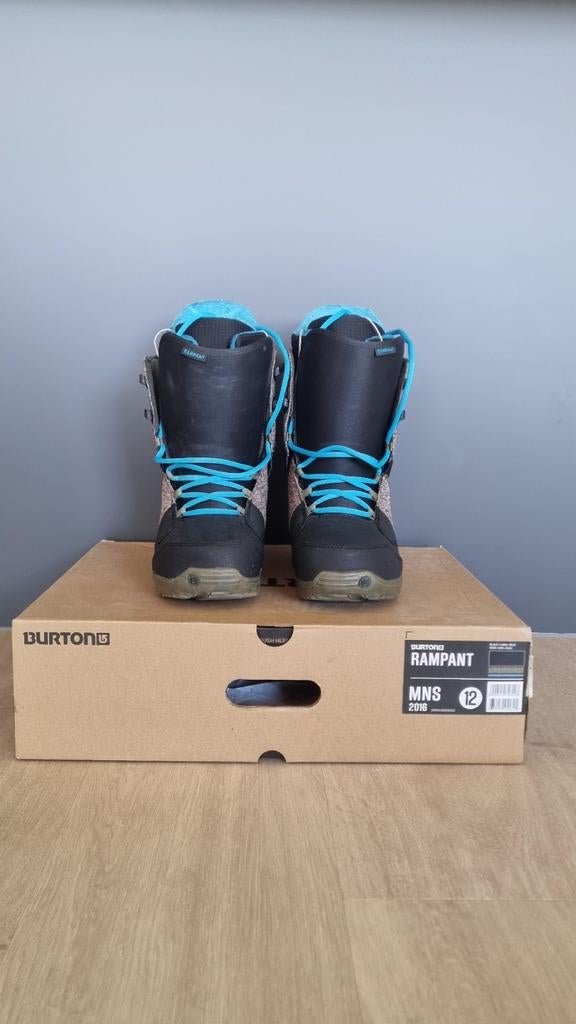Burton Rampant boots (size 45 - 12US), Sport en Fitness, Snowboarden, Ophalen of Verzenden, Zo goed als nieuw, Schoenen