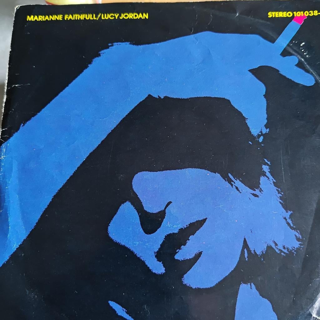 Marianne Faithfull Lucy Jordan Vinyl Single (Stereo 101038, Gebruikt, Originele persing, 7 inch, Ophalen of Verzenden