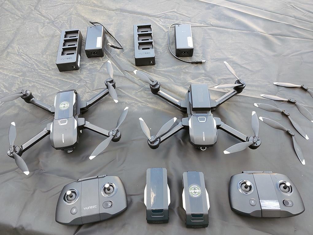 Yuneec Mantis Q + reserve, Ophalen, Gebruikt, Extra accu('s), Cameradrone