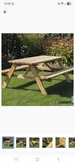 Gezocht: Gratis picknicktafel, Ophalen of Verzenden, Rechthoekig, Hout