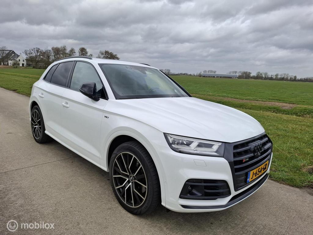 Audi SQ5 3.0 TFSI Quattro|FULL Options|Luchtvering, Automaat, 2995 cc, Wit, Leder