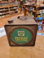 Oud en zeldzaam blik van BP Petrol, Verzamelen, Ophalen of Verzenden, Gebruikt