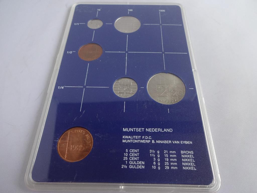 FDC Muntset Nederland 1985, Ophalen of Verzenden, Koningin Beatrix, Overige waardes, Setje