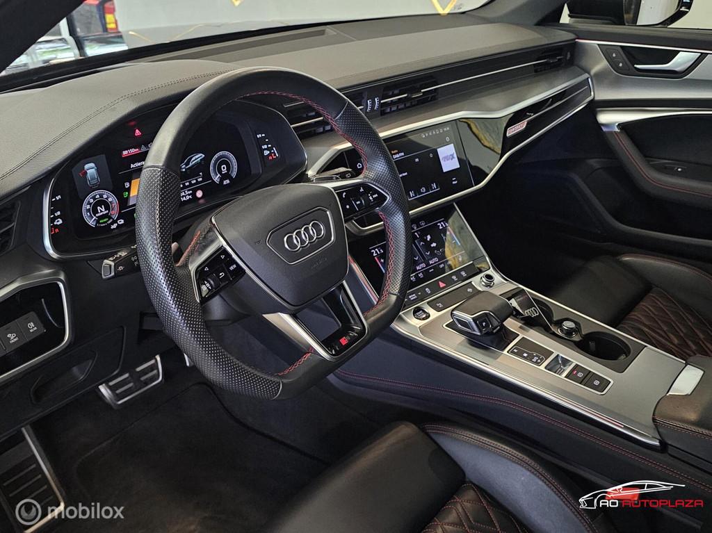 Audi A6 Avant 55 TFSI e quattro 3x S-line Competition Panora, Auto's, Audi, Automaat, Zwart, 4 cilinders, Zwart