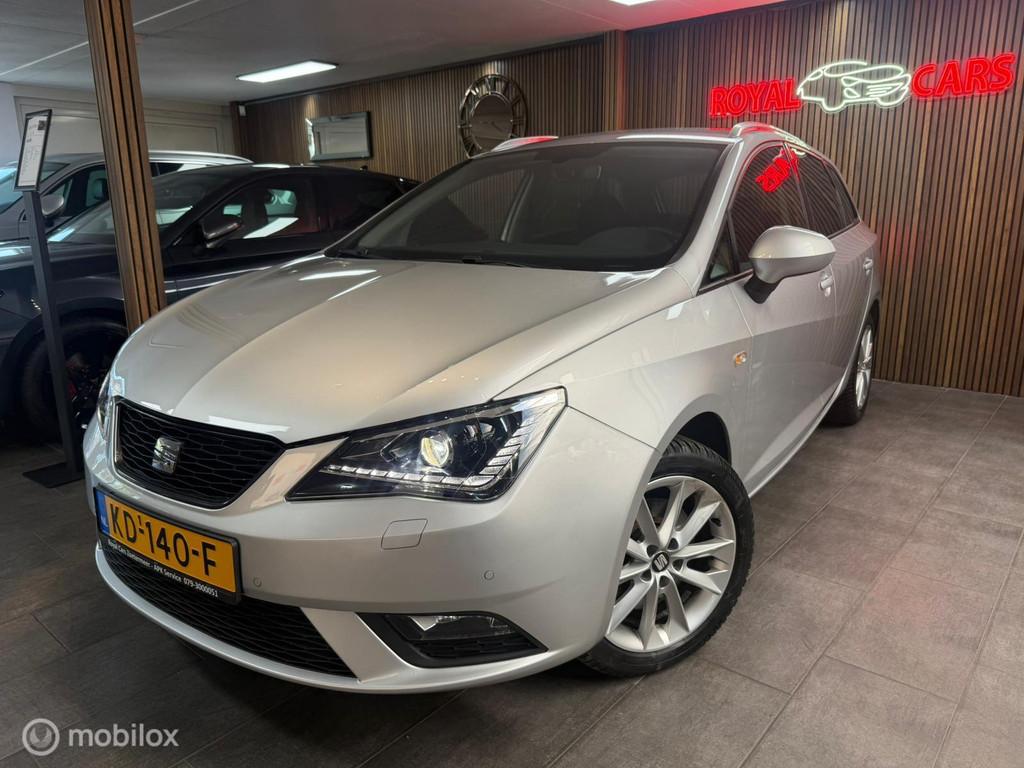 Seat Ibiza ST 1.0 EcoTSI Style / Dsg / Navi / Leder / Led, Auto's, Seat, Gebruikt, Euro 6, 580 kg, Zilver of Grijs