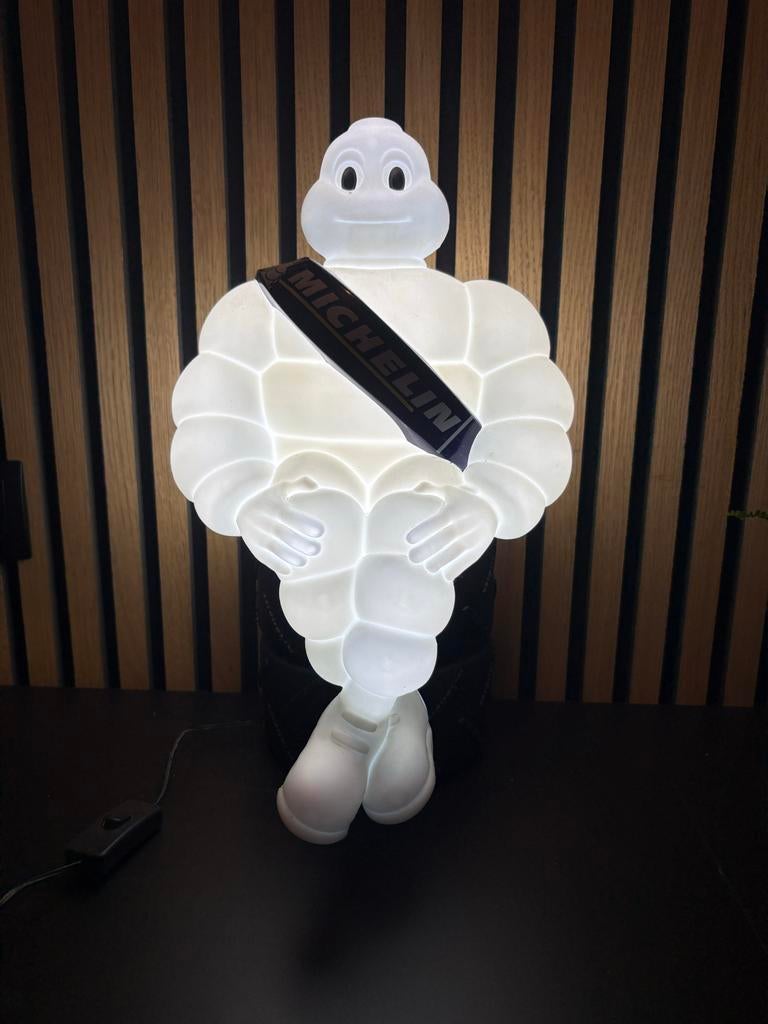 Grote nieuwe Michelin lichtbak Bibendum 50 cm, Verzamelen, Merken en Reclamevoorwerpen, Verzenden, Nieuw, Lichtbak of (neon) lamp