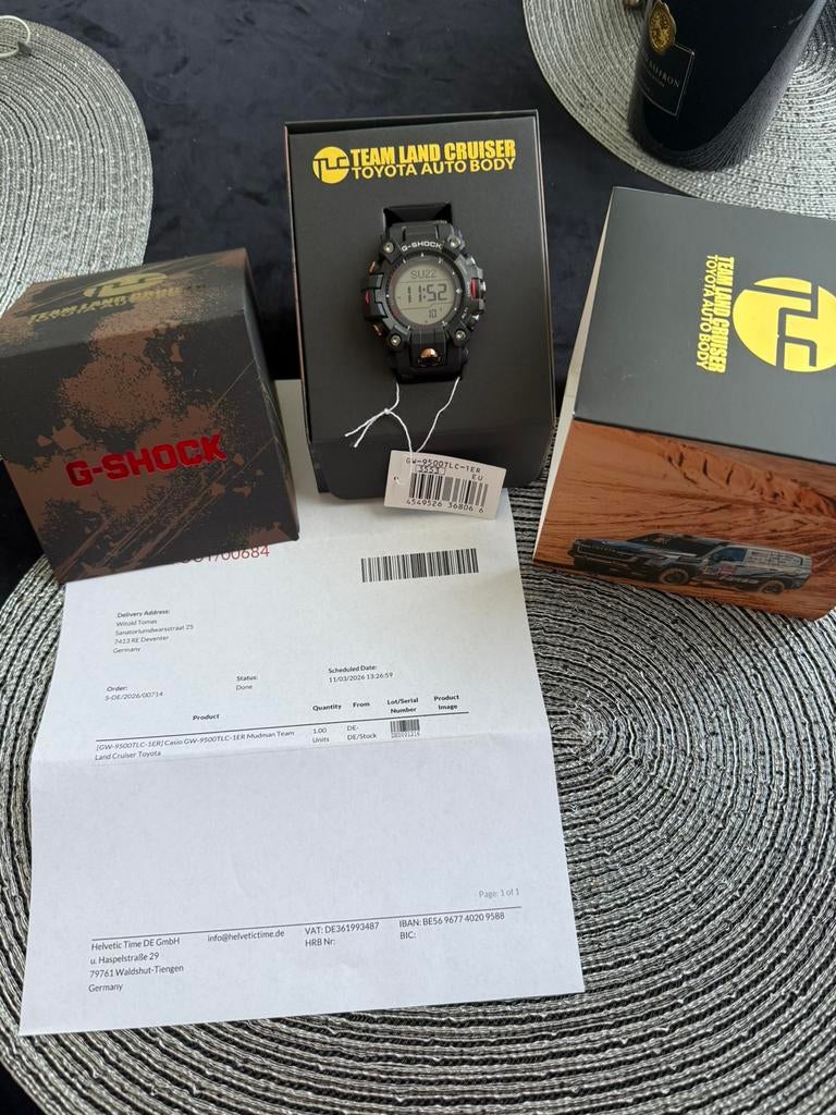 Casio G-shock, Ophalen of Verzenden, Nieuw, Zwart, IOS