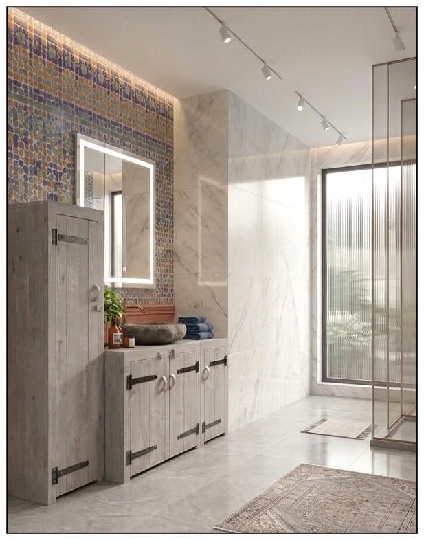 BADKAMERMEUBEL op maat gemaakt., Ophalen of Verzenden, Nieuw, 25 tot 50 cm, Minder dan 100 cm