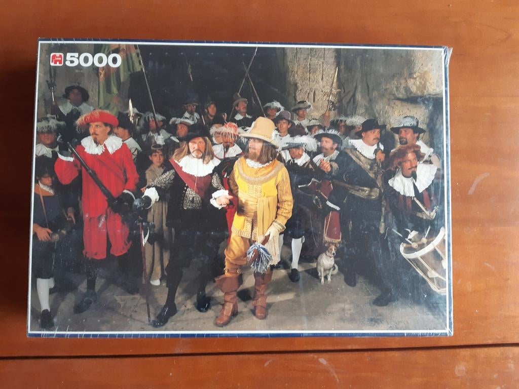 De Nachtwacht Legpuzzel 5000 stukjes, Ophalen of Verzenden, Meer dan 1500 stukjes, Nieuw, Legpuzzel