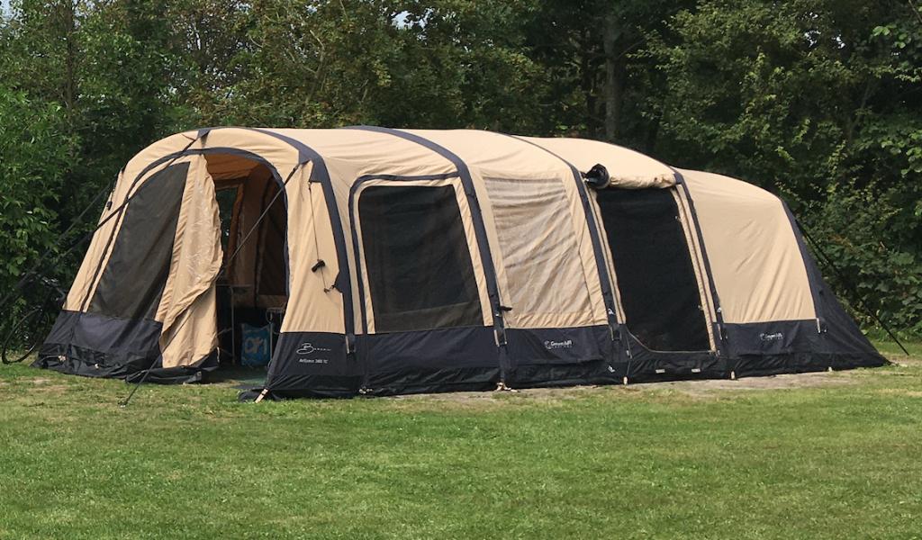 Tent - Bardani Royal Prestige AIR 350 RSC, Caravans en Kamperen, Tenten, Ophalen, Zo goed als nieuw, Tot en met 5