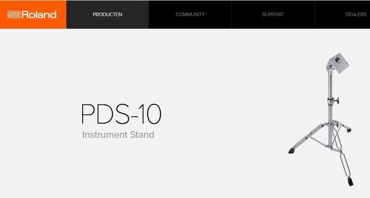 Roland PDS-10 instrumentstatief – nieuw / ongeopend, Muziek en Instrumenten, Standaards, Nieuw, Muziekstandaard, Ophalen