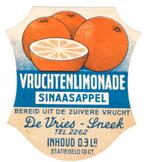 oud limonade etiket Sneek (2), Verzenden, Zo goed als nieuw, Overige typen
