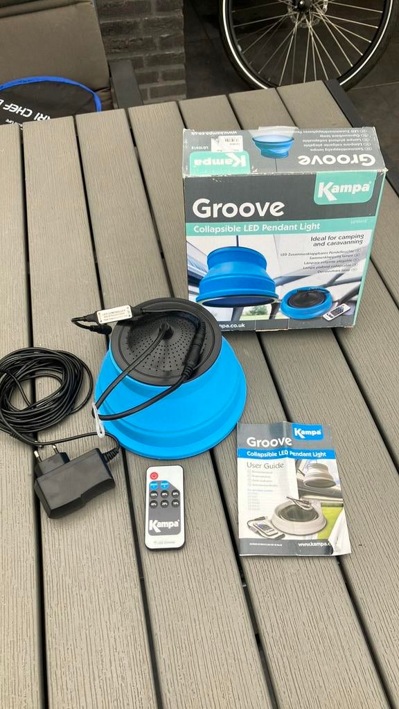 Groove ledlamp +afstandbediening, Caravans en Kamperen, Caravan accessoires, Ophalen of Verzenden, Zo goed als nieuw