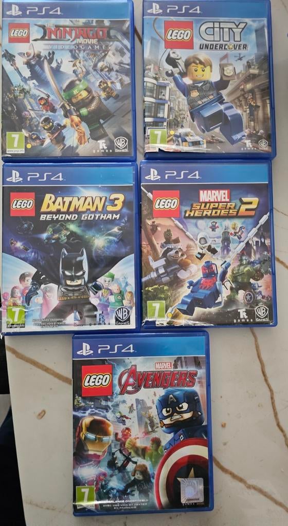LEGO Games Collectie voor PS4 - 5 Topspellen!, Avontuur en Actie, 2 spelers, Ophalen of Verzenden, Zo goed als nieuw