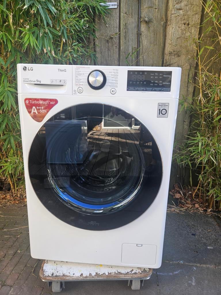 Lg Direct Drive 9 kg, 8 tot 10 kg, Ophalen, Zo goed als nieuw, 85 tot 90 cm