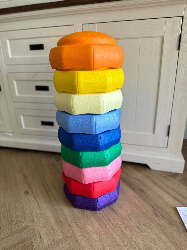 9x nieuwe stapelstenen / steppingstones, Ophalen of Verzenden, Zo goed als nieuw