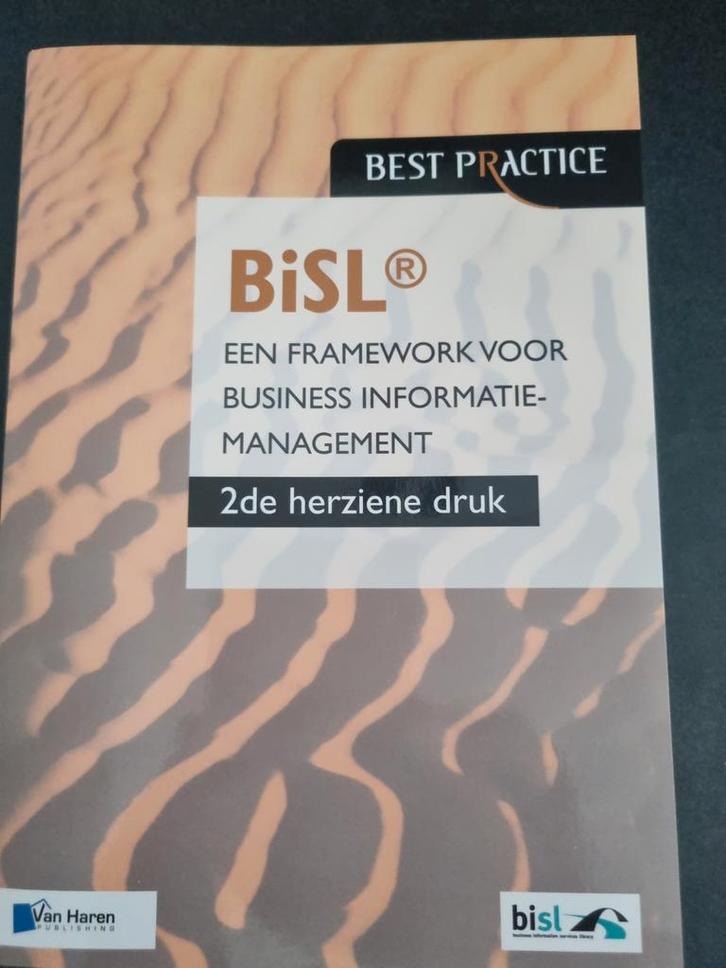 BiSL: Een framework voor Business Informatiemanagement, Boeken, Studieboeken en Cursussen, Gelezen, HBO, Gamma, Ophalen of Verzenden