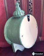 Brocant klok - wandklok vintage - Timeless London England, Ophalen of Verzenden, Gebruikt, Wandklok