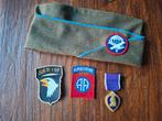 US Schuitje 1950 met Airborne Emblemen en Purple Heart, Ophalen of Verzenden, Landmacht, Amerika, Kleding of Schoenen