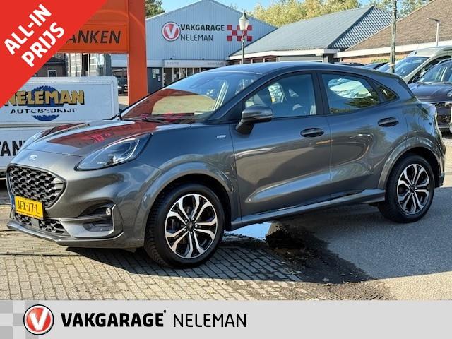 Ford Puma Hybrid 125pk ST-Line rijklaarprijs bovag-garantie, Auto's, Ford, Voorwielaandrijving, 12 maanden, Stof, Bedrijf