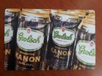 Grolsch Kanon 20x30 cm Reclamebord, Ophalen of Verzenden, Nieuw, Reclamebord, Plaat of Schild, Grolsch