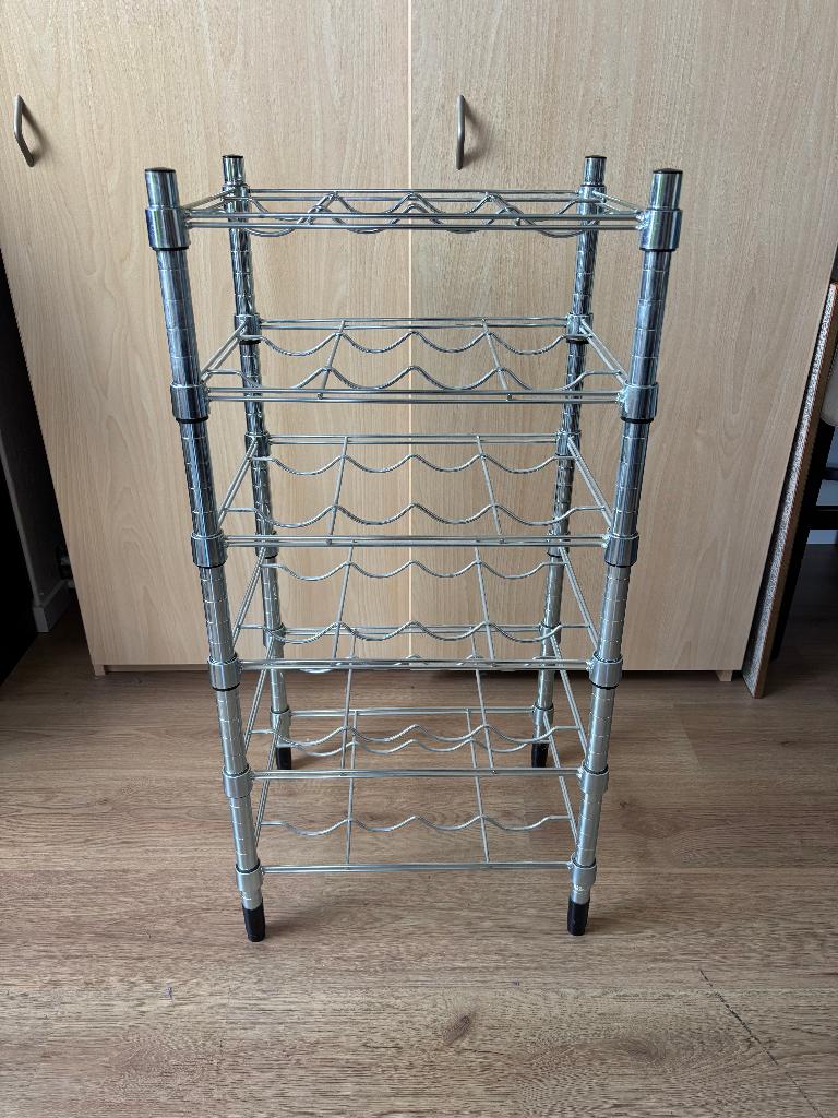 Ikea OMAR flessenrek, Ophalen, Zo goed als nieuw, Metaal, 75 cm of meer