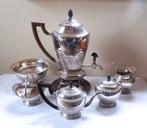 Zevendelig Nederlands zilveren theeservies, Antiek en Kunst, Ophalen of Verzenden, Zilver