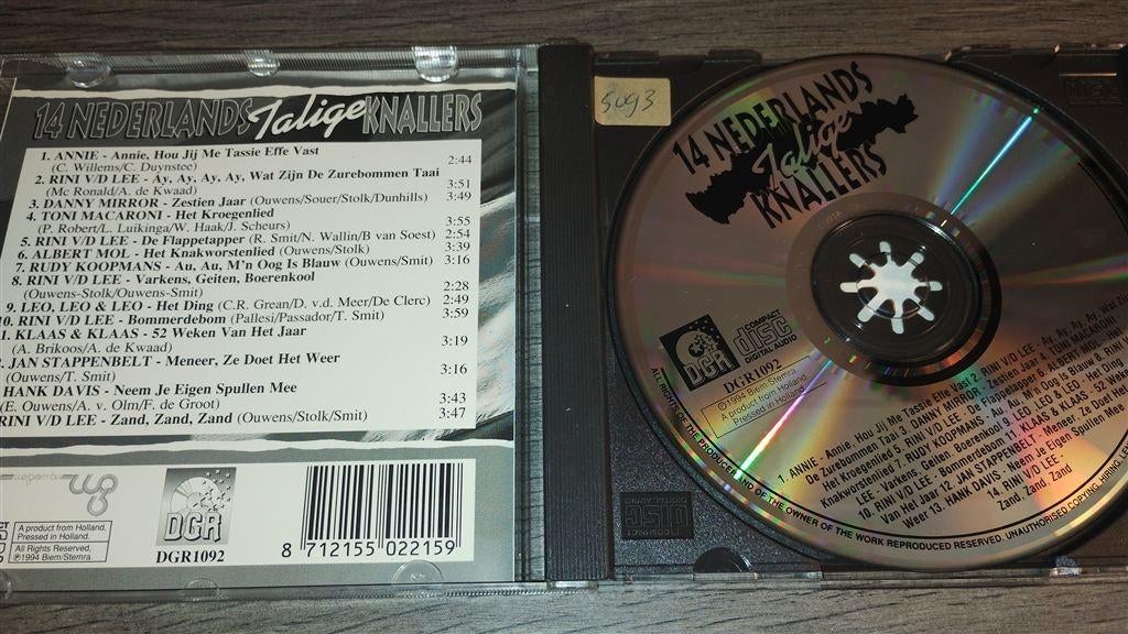 14 Nederlandstalige Knallers, Ophalen of Verzenden, Zo goed als nieuw, Levenslied of Smartlap