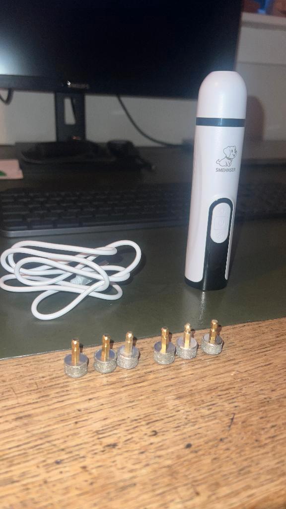 Smehnser elektrische nagelvijl, Dieren en Toebehoren, Overige Dieren-accessoires, Zo goed als nieuw, Ophalen of Verzenden