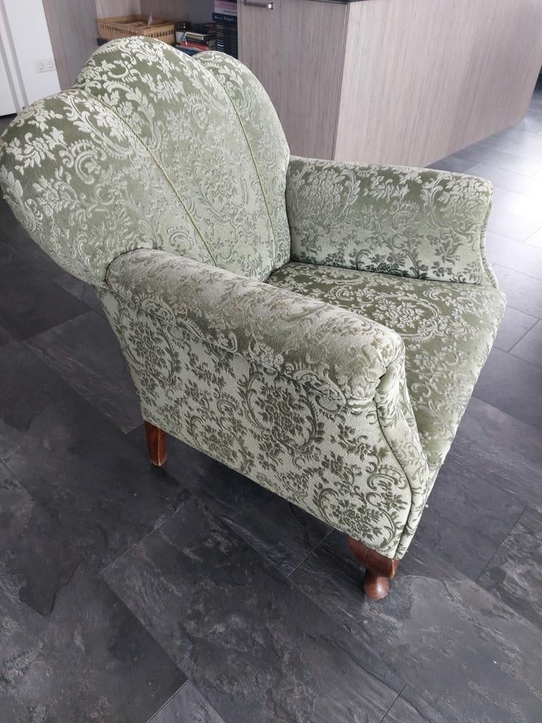 Klassieke fauteuil, Huis en Inrichting, Fauteuils, Ophalen of Verzenden, Gebruikt, 50 tot 75 cm