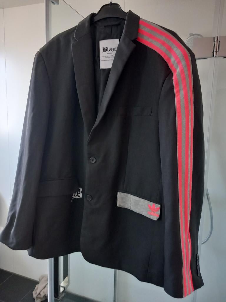Nieuwe Blaze Amsterdam x Adidas Blazer - Oversized M/L, Maat 38/40 (M), Zwart, Nieuw, Ophalen of Verzenden