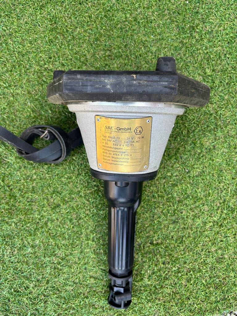 Wolf LL-24 Vlamdichte Hoofdlamp - ATEX Zone 1 & 2, Ophalen of Verzenden, Gebruikt, Minder dan 50 watt, Lamp