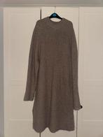 Bruin gebreide lange trui jurk met col maat S - H&M, Ophalen of Verzenden, Zo goed als nieuw, Maat 38/40 (M), Bruin