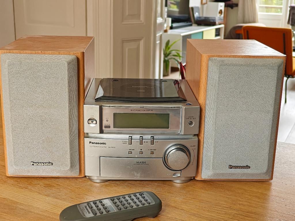 Panasonie stereo mini, Gebruikt, Tuner of Radio, Microset, Ophalen