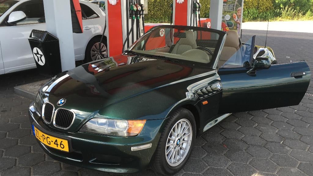 BMW Z3 1.9 I Roadster 1999 Groen, Auto's, BMW, 1195 kg, 4 cilinders, Cabriolet, 1200 kg