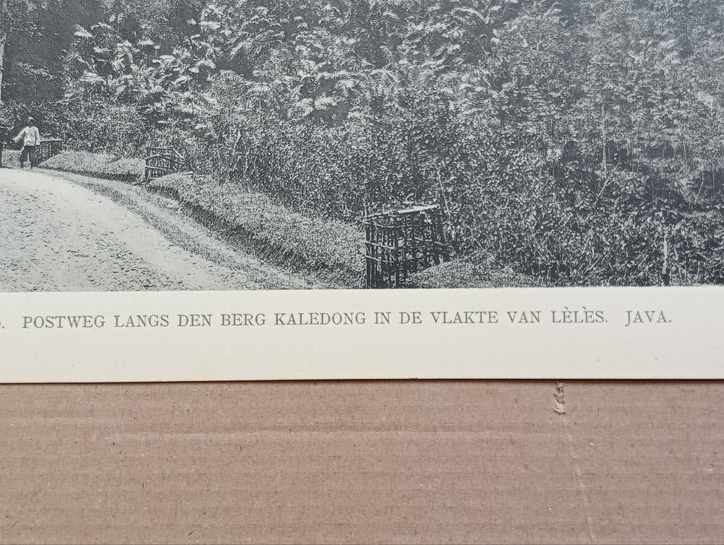 Foto gravure Nederlands Indië Indonesië Java 1910, Verzamelen, Ophalen of Verzenden, Voor 1940, Zo goed als nieuw, Buitenland