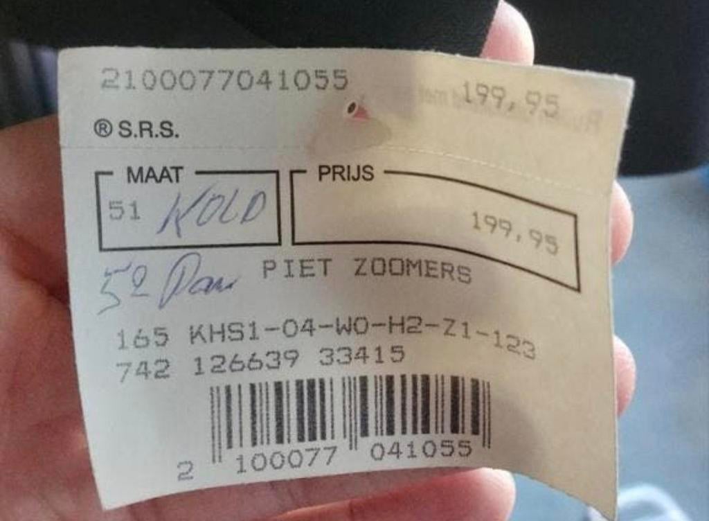 Piet zoomers net pak  gaat nu weg voor MAAR SLECHTS 45euro, Ophalen of Verzenden, Nieuw, Zwart