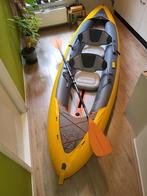 Kajak voor 1 of 2 personen, opblaasbaar, drop-stitch bodem, Watersport en Boten, Ophalen, Opblaasbaar, Zo goed als nieuw, 2-persoons