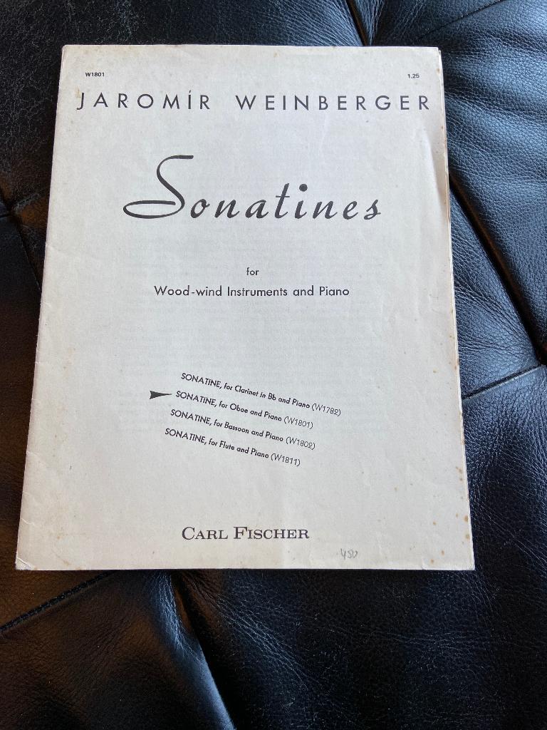 Jaromir weinberger piano boek, Muziek en Instrumenten, Ophalen, Gebruikt, Klassiek, Les of Cursus