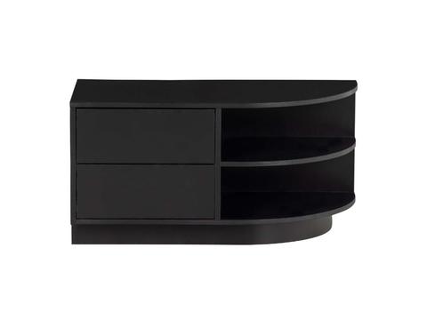 WOOOD Finca Tv-meubel Grenenhout Rond Rechts | €279, nu, Huis en Inrichting, Kasten | Televisiemeubels, Nieuw, Minder dan 100 cm