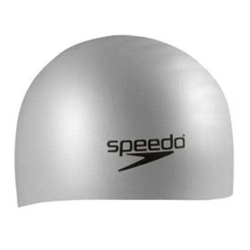Nieuwe Speedo Plain Moulded Silicone Badmuts Zilver, Watersport en Boten, Duiken, Nieuw, Duikbril of Snorkel, Ophalen of Verzenden