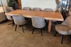 Nieuwe mango houten eettafel 240cm - verstelbare poten, Huis en Inrichting, Tafels | Eettafels, Vijf personen of meer, Modern