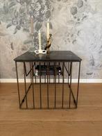Marmeren Bijzettafel, Ophalen, Minder dan 55 cm, Gebruikt, Vierkant
